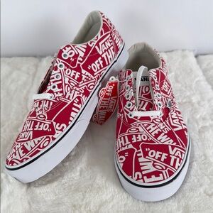 Vans mens Doheny 'OTW Repeat' Red and white  Sneakers